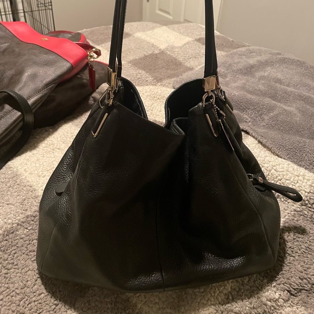 Black Coach shoulder bag